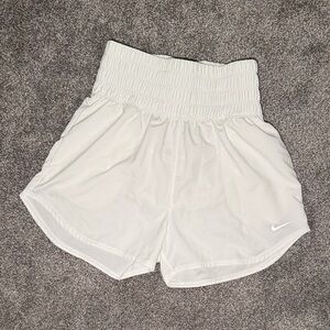 Nike Women's White Athletic Shorts